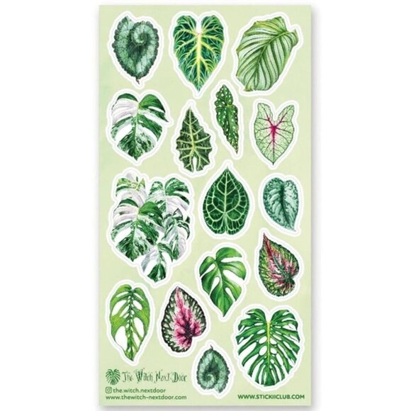 3 for $15 - Gorgeous Greens - 1 Plant Sticker Sheet - NEW in Packaging - Picture 1 of 3